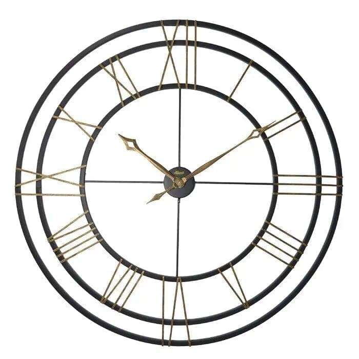 Black & Gold Double Layer Metal Wall Clock – Writings On The Wall