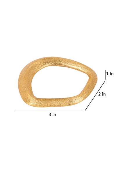 Gold Ring Napkin Ring - Set of 6 Writings On The Wall home decor