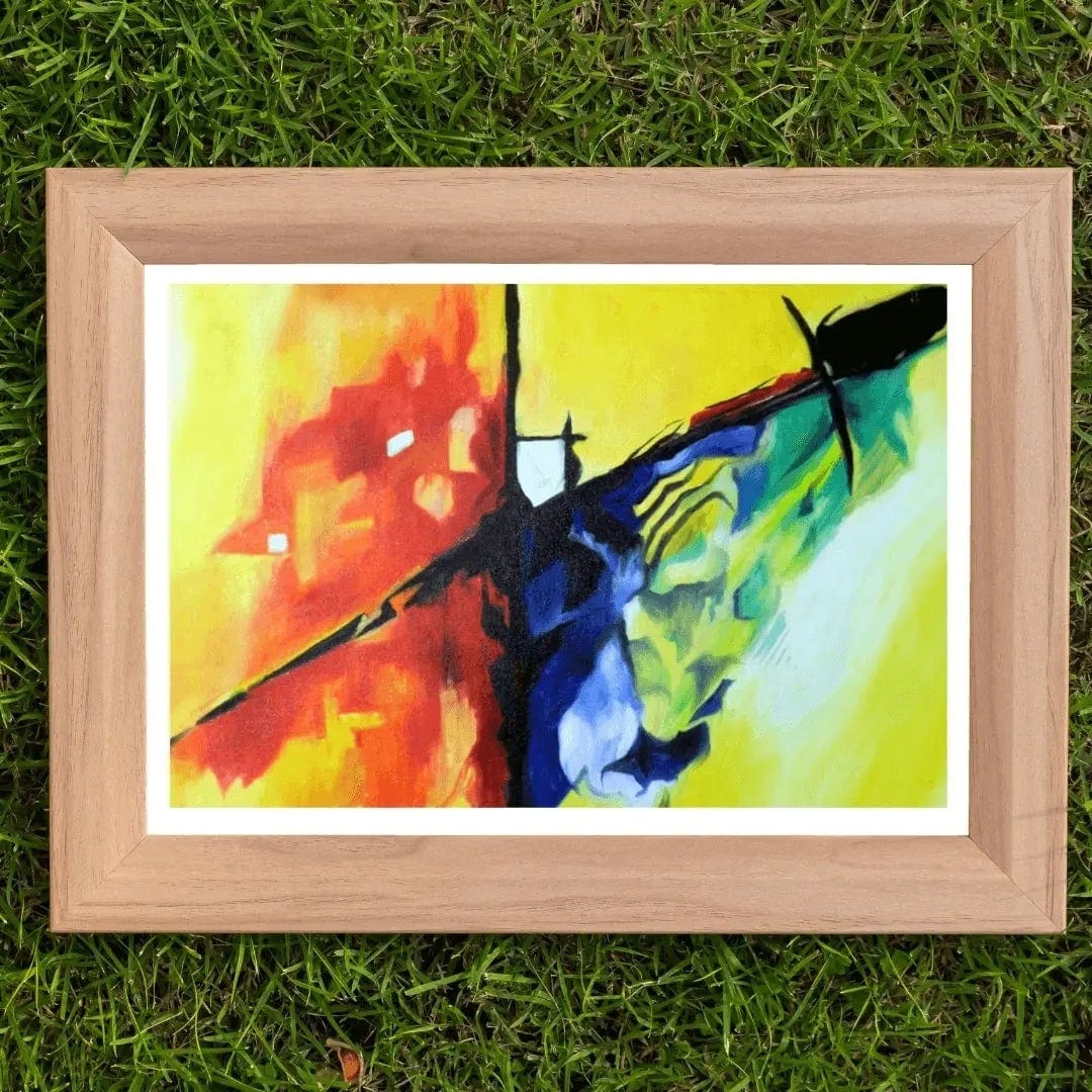Crossroads - Oil Painting on Canvas Oil Painting Writings On The Wall