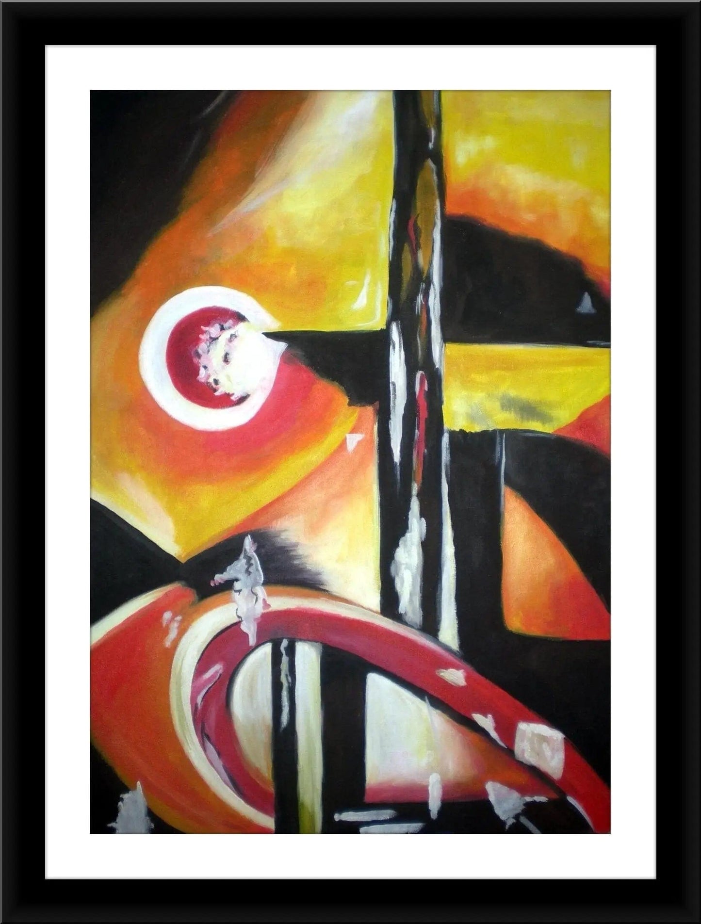 Direction - Oil Painting on Canvas Oil Painting Writings On The Wall