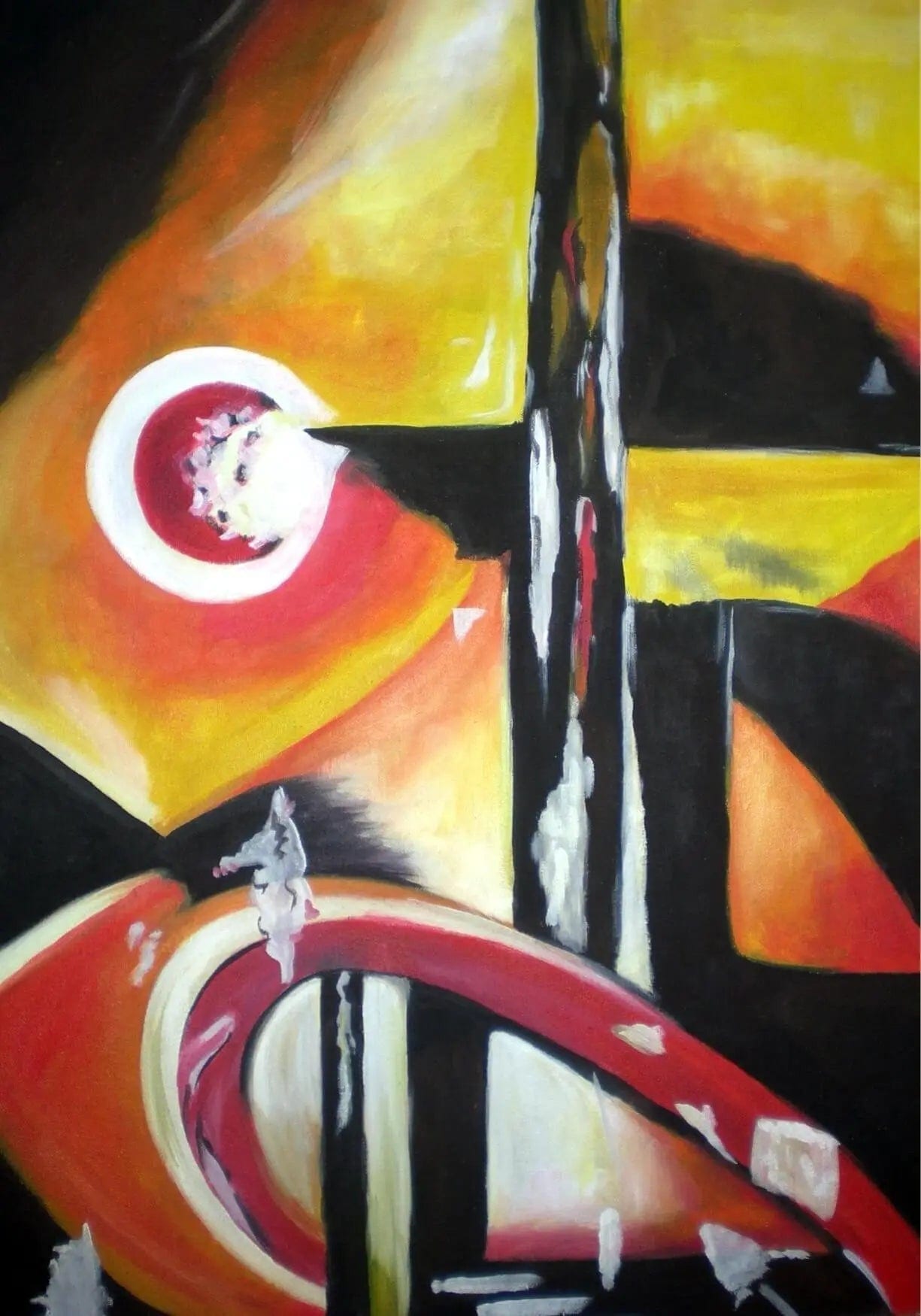 Direction - Oil Painting on Canvas Oil Painting Writings On The Wall