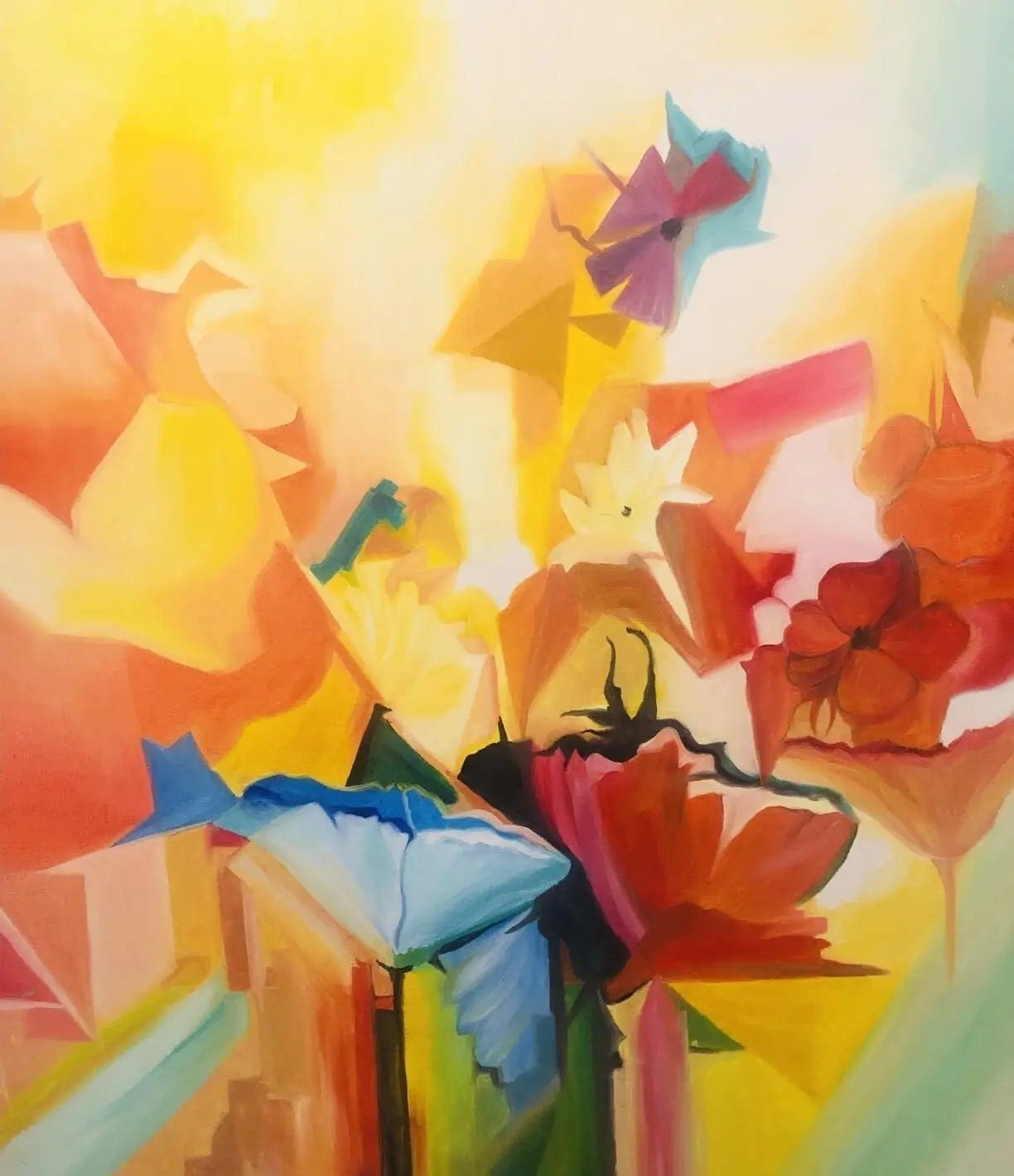 Nature - Oil Painting on Canvas Oil Painting Writings On The Wall