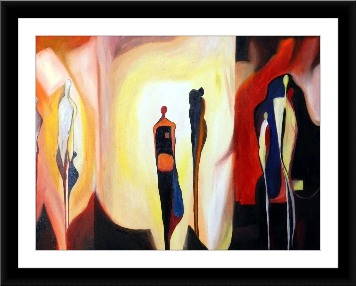 Serene - Oil Painting on Canvas Oil Painting Writings On The Wall