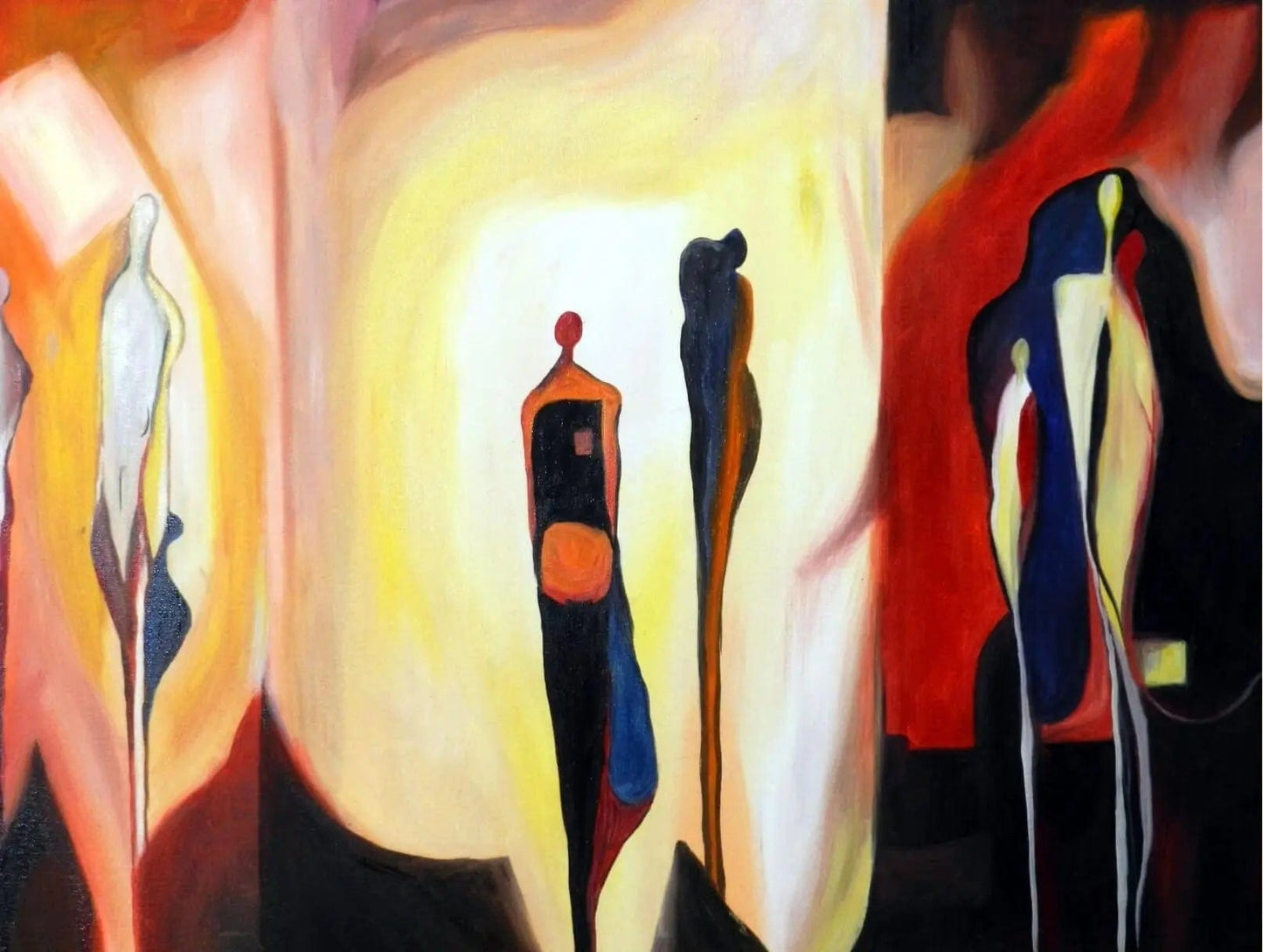 Serene - Oil Painting on Canvas Oil Painting Writings On The Wall
