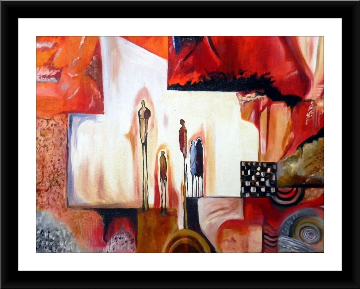 Solitude - Oil Painting on Canvas Oil Painting Writings On The Wall