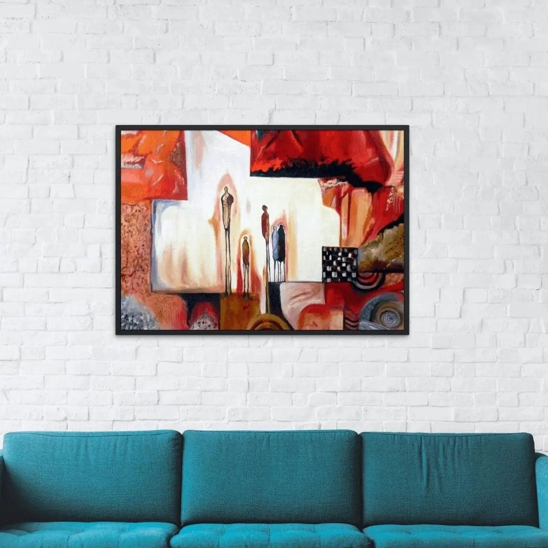 Solitude - Oil Painting on Canvas Oil Painting Writings On The Wall