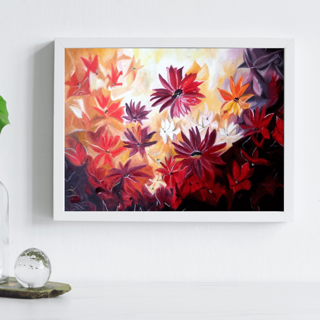 Spring - Oil Painting on Canvas Oil Painting Writings On The Wall