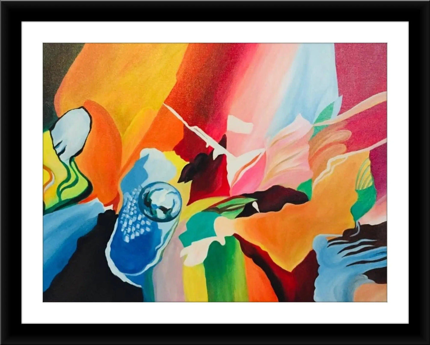 The Global Hunt - Oil Painting on Canvas Oil Painting Writings On The Wall