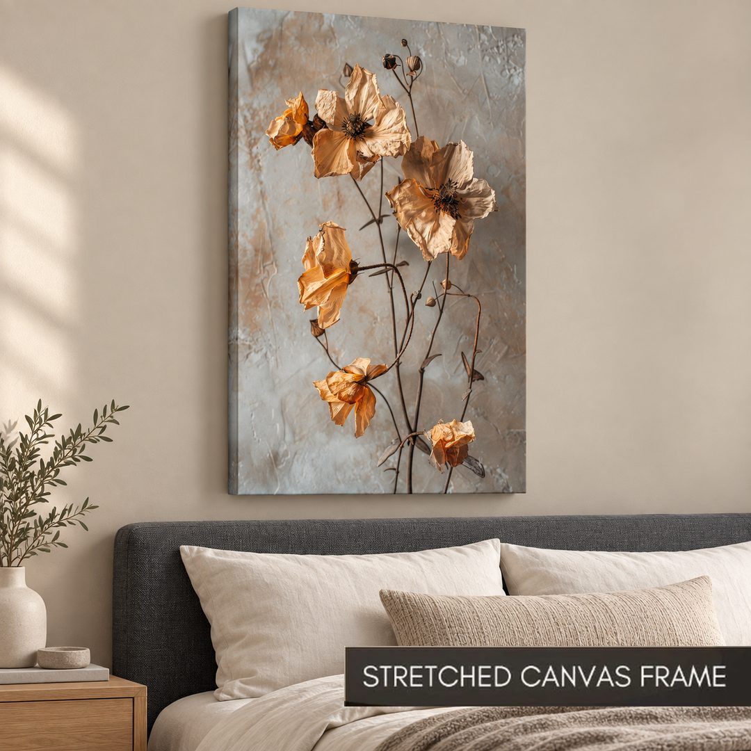Dreamy Dried Blooms Botanical Painting - Art Print