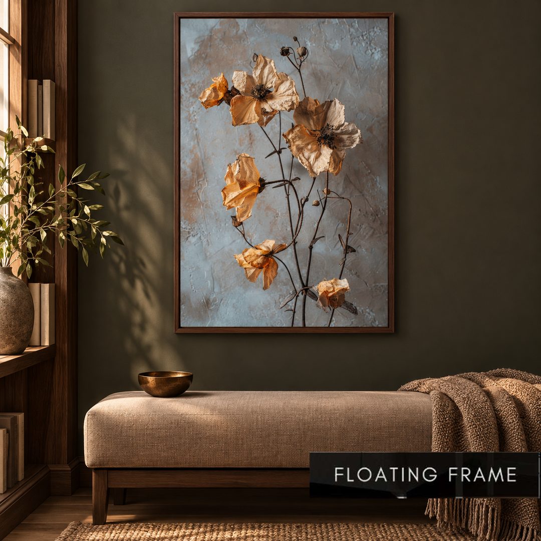 Dreamy Dried Blooms Botanical Painting - Art Print