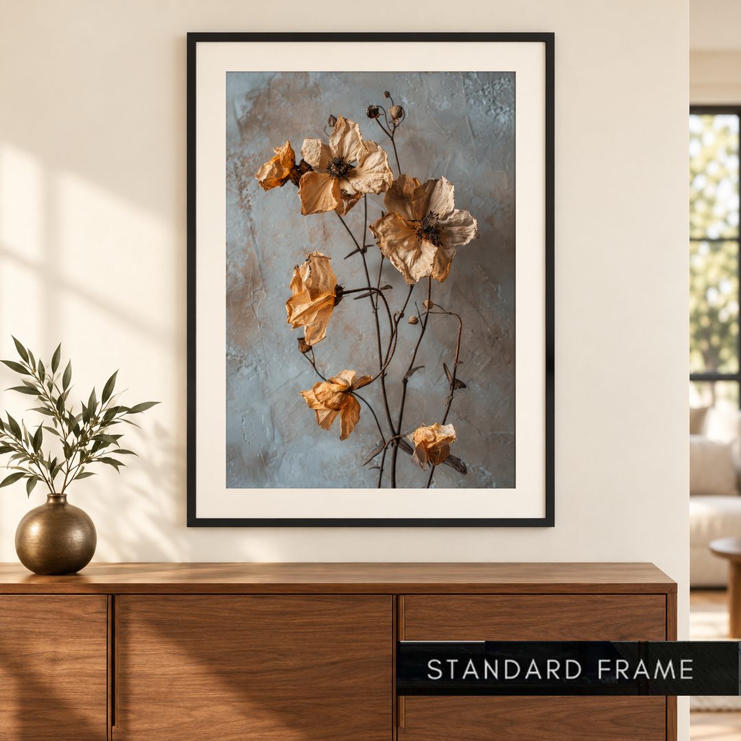 Dreamy Dried Blooms Botanical Painting - Art Print