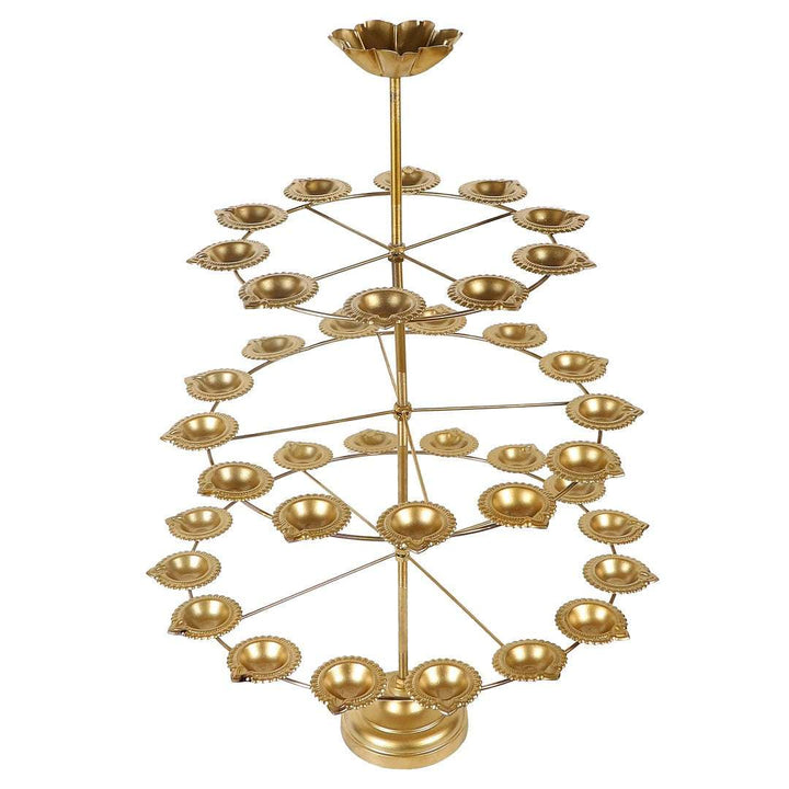 3-Tier Detachable Urli Stand Writings On The Wall Diya Urli