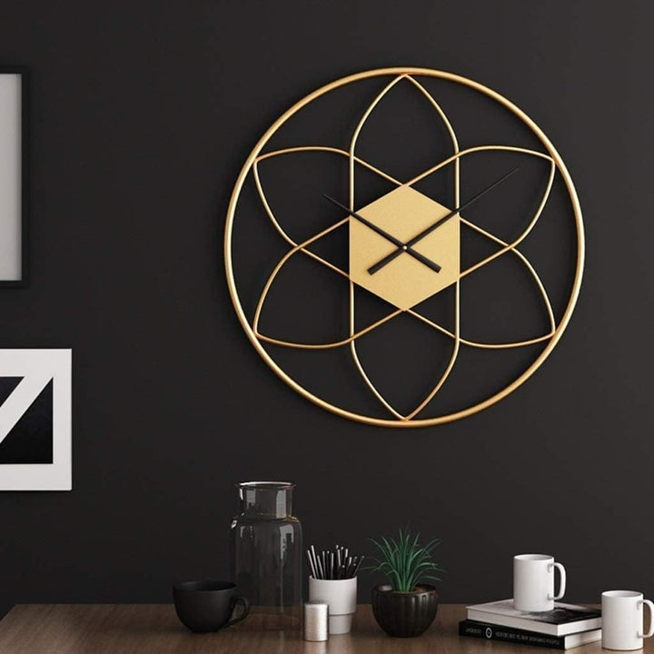 Flower Design Wall Clock