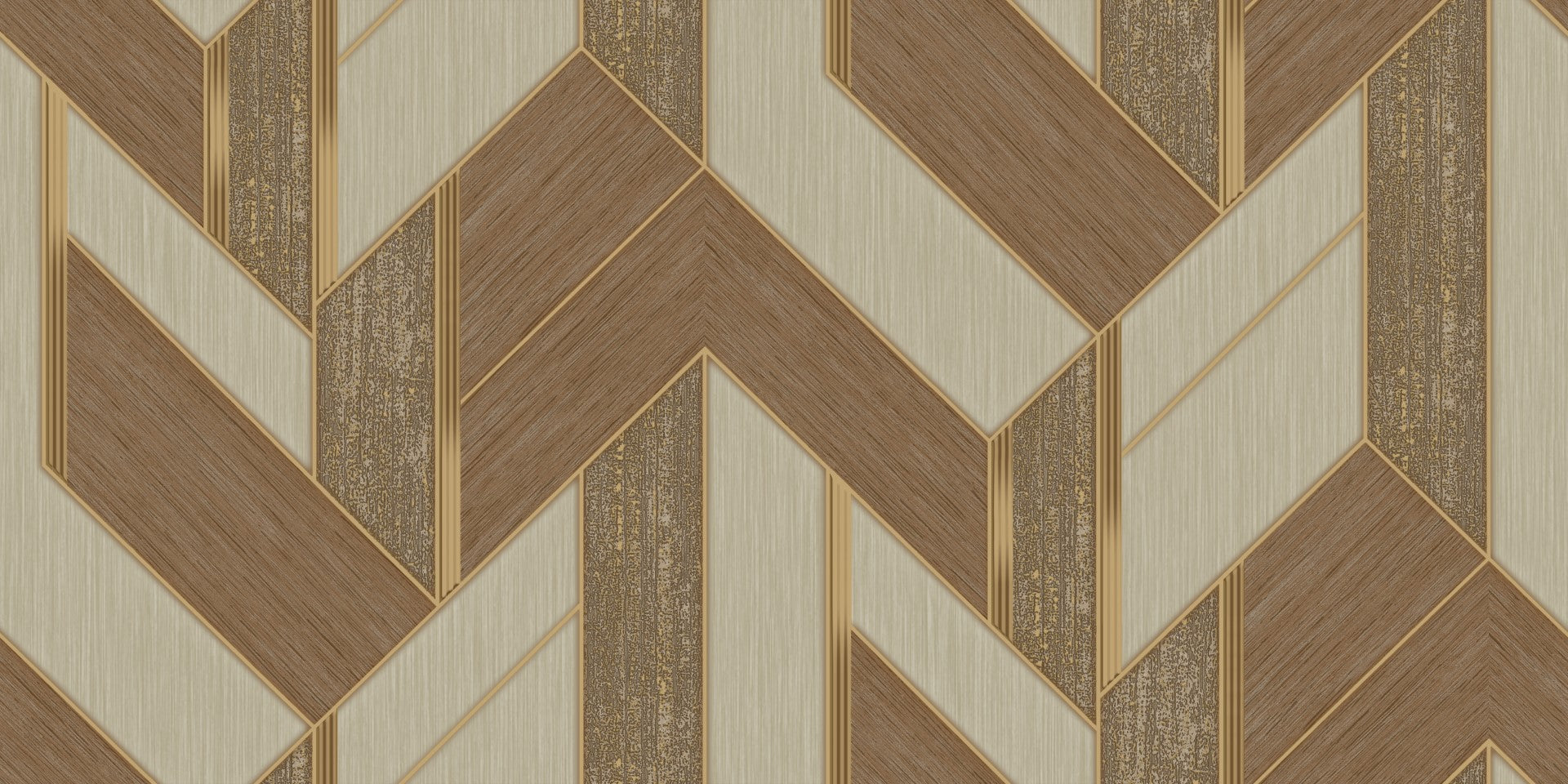 Amelie - Brown Wallpaper