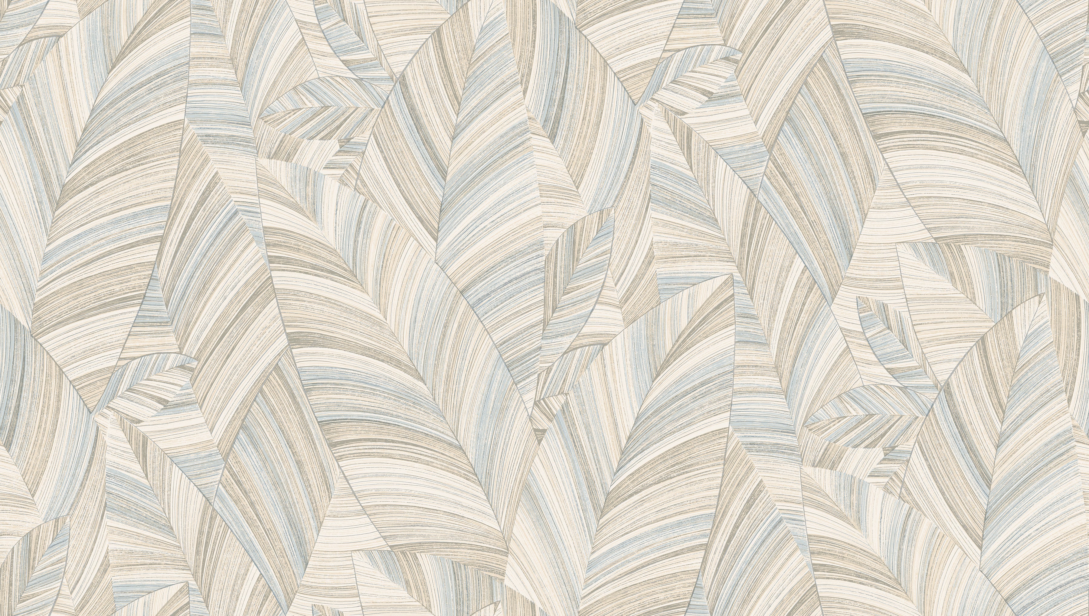 Ramsey Leaves - Brown Wallpaper