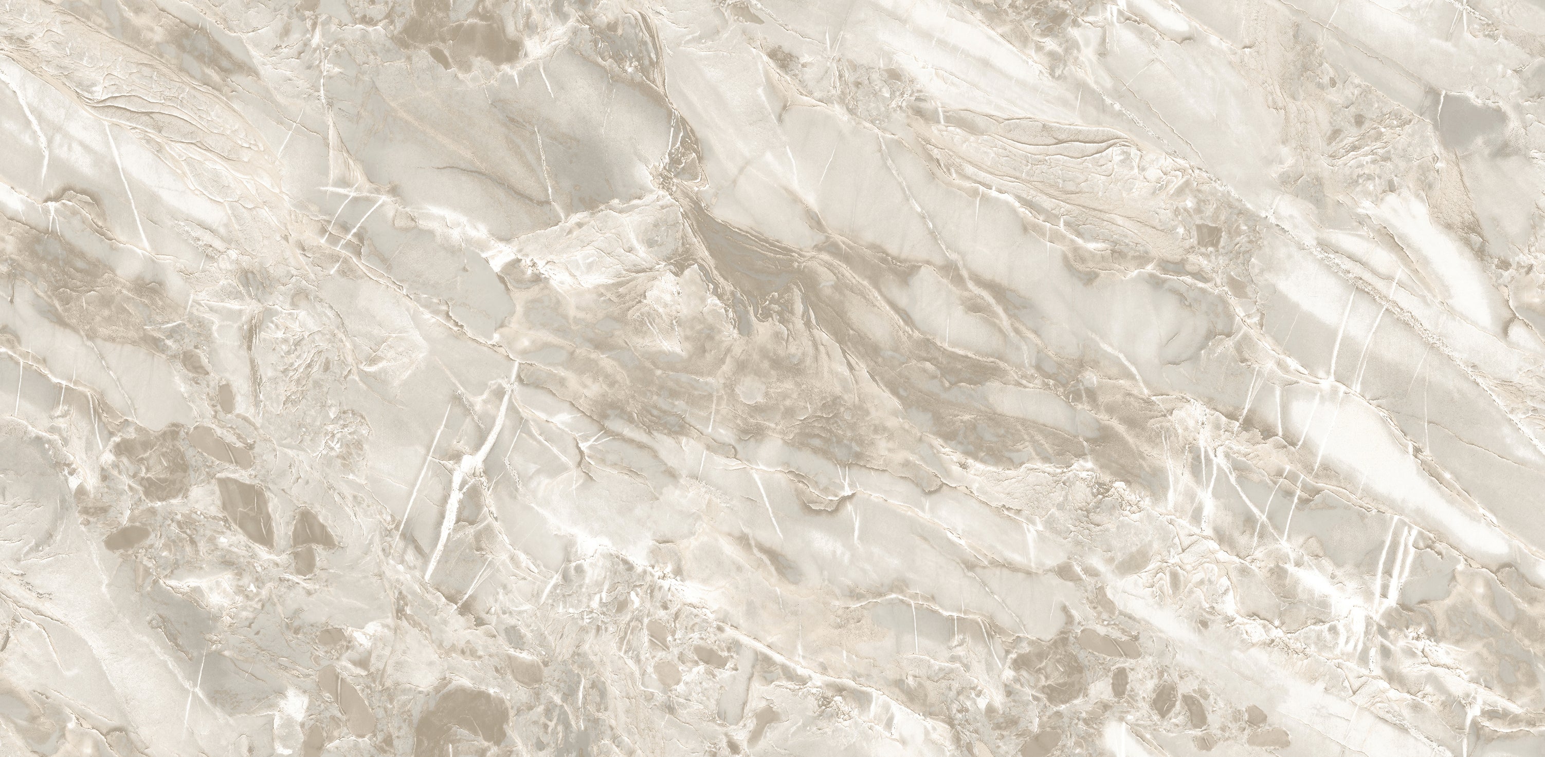 Crystalline - Beige Wallpaper