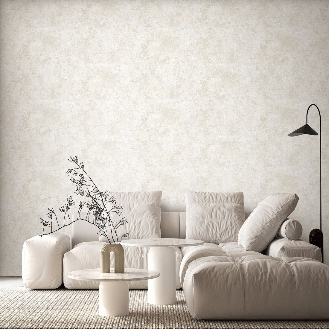 Stonegold Veins - Cream Wallpaper