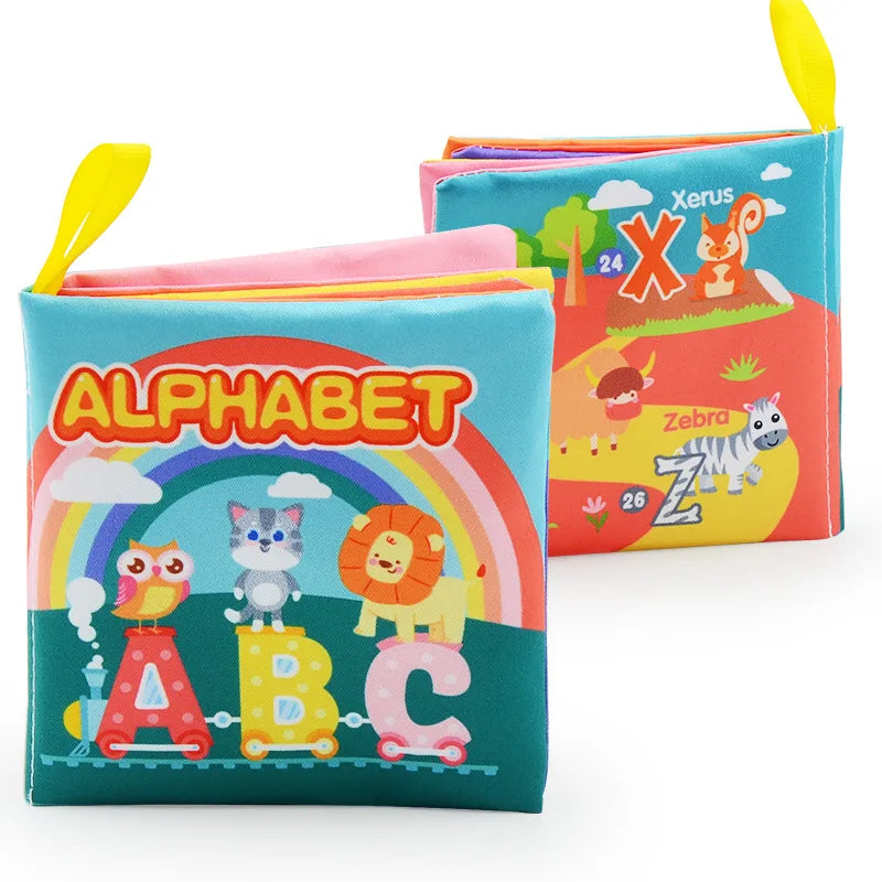 Washable Fabric Books Newborn Baby Educational Puzzle Cloth Book Kids Early Learning Develop Cognize Reading Kidsbook Infant Toy