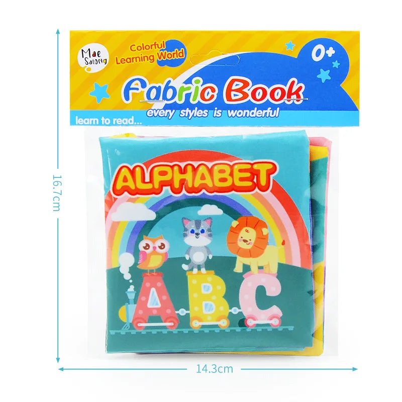 Washable Fabric Books Newborn Baby Educational Puzzle Cloth Book Kids Early Learning Develop Cognize Reading Kidsbook Infant Toy