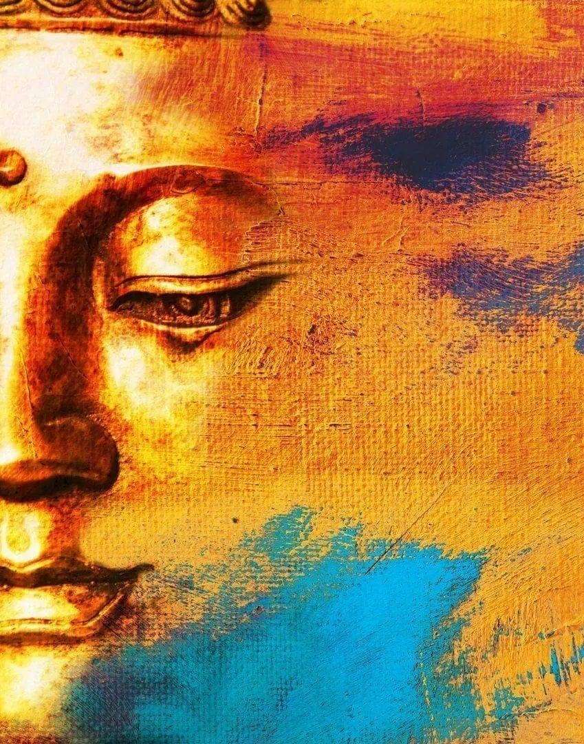 Abstract Buddha Painting