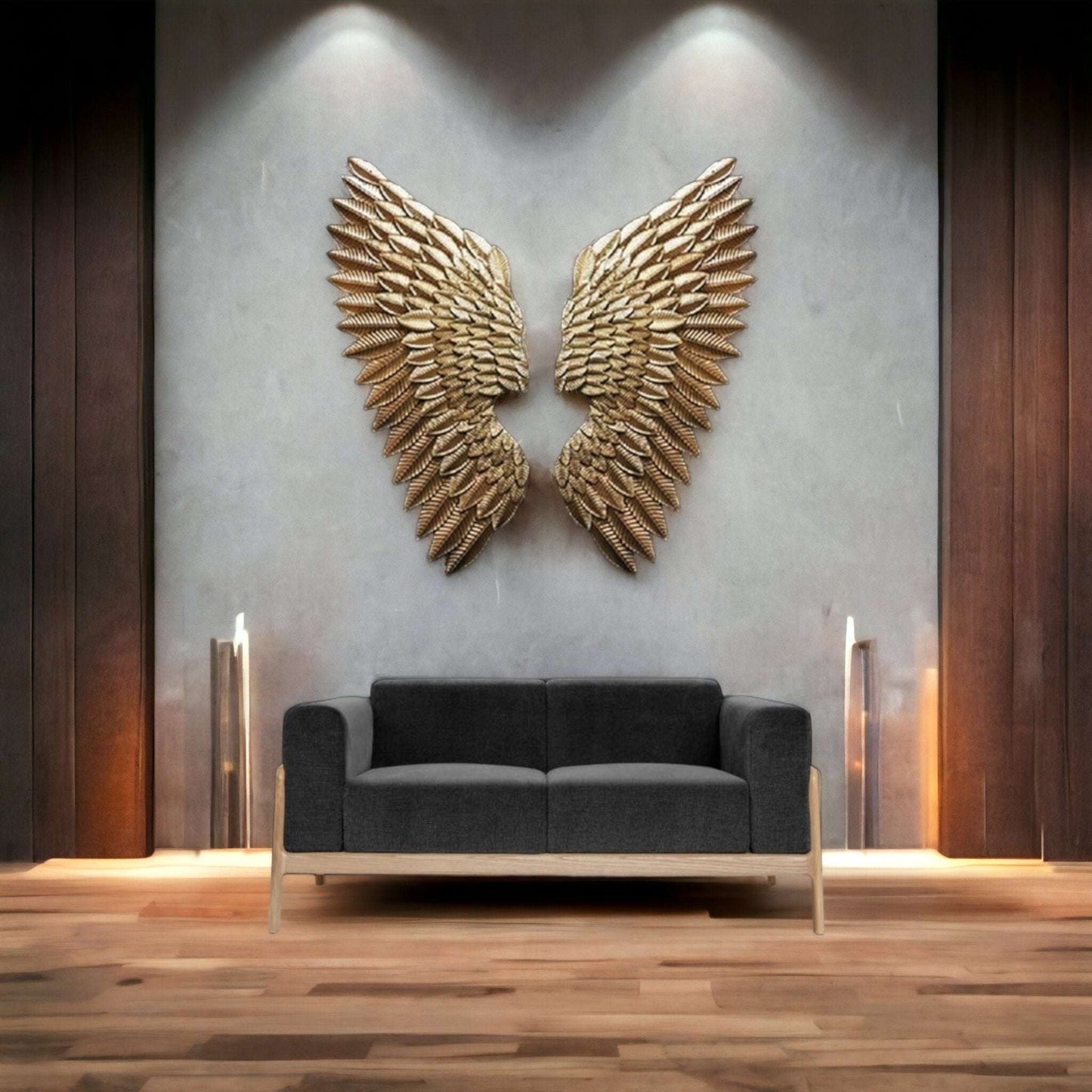 Designer Metal Wings Wall Hanging Writings On The Wall Wall Hanging