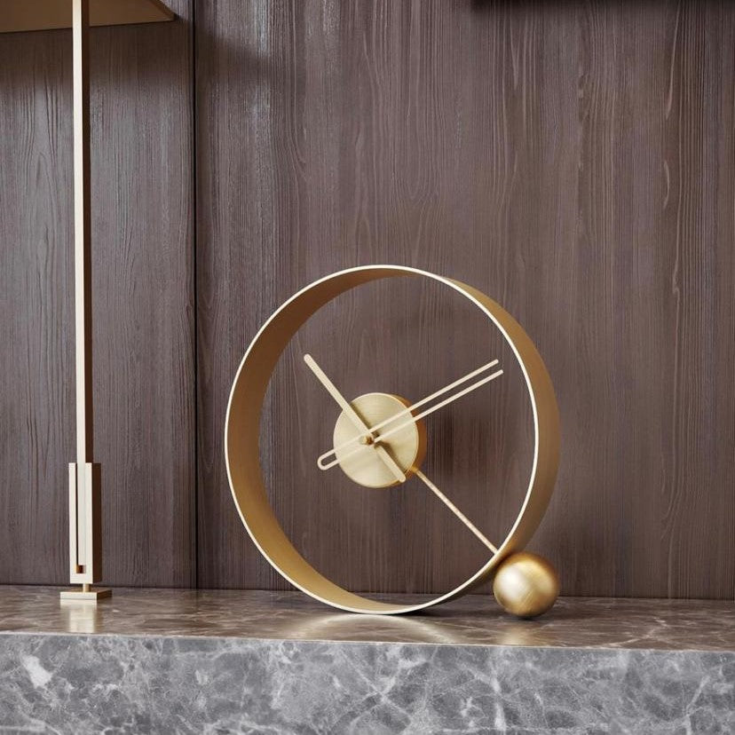 Designer Metal Table Clock