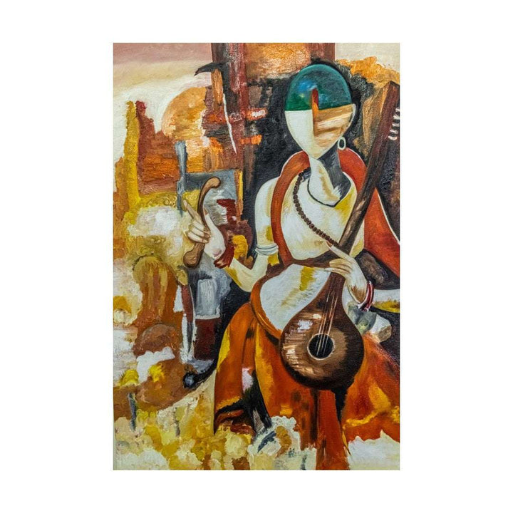 Diwani Handmade Oil Painting Writings On The Wall Oil Painting