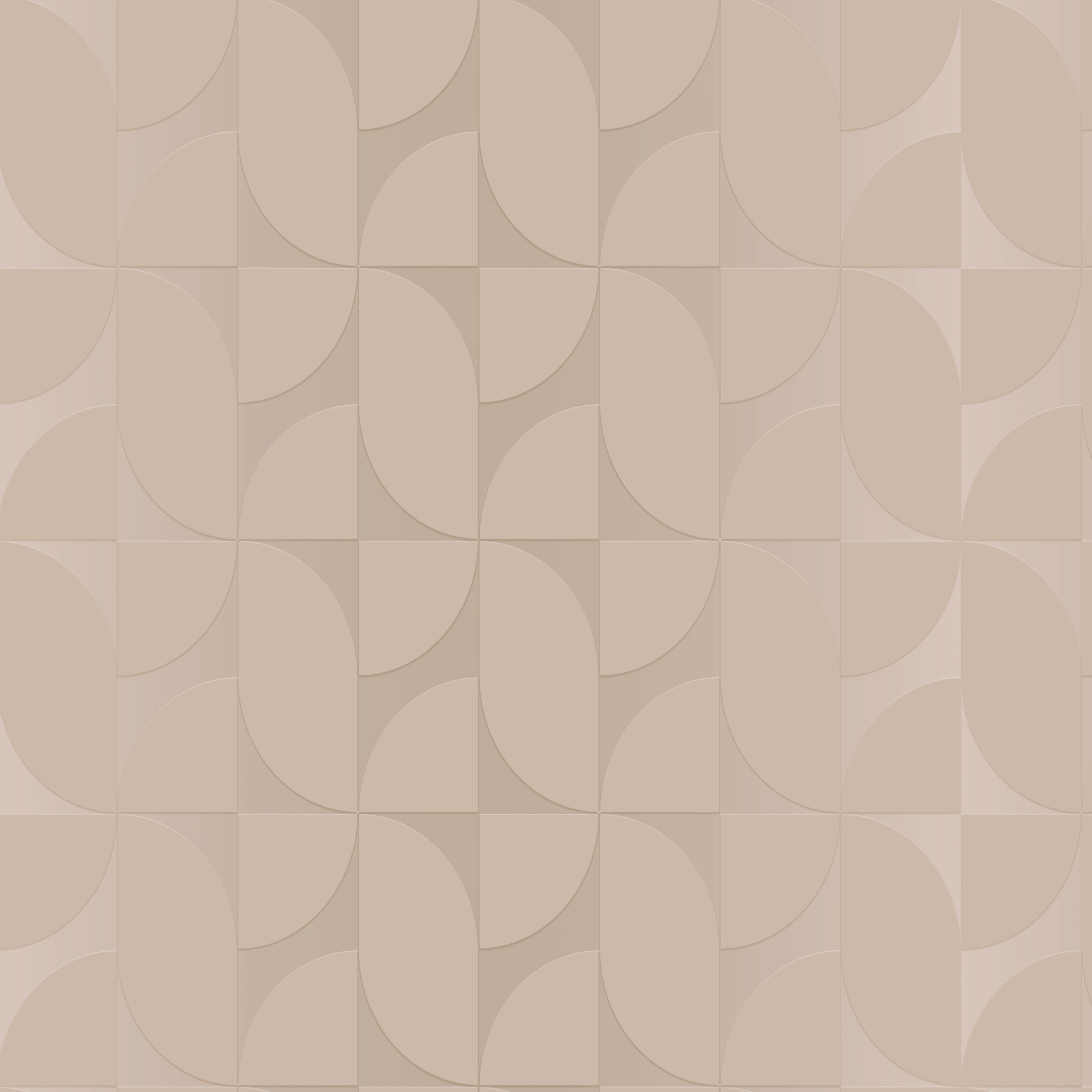 Fern Petals - Beige Wallpaper