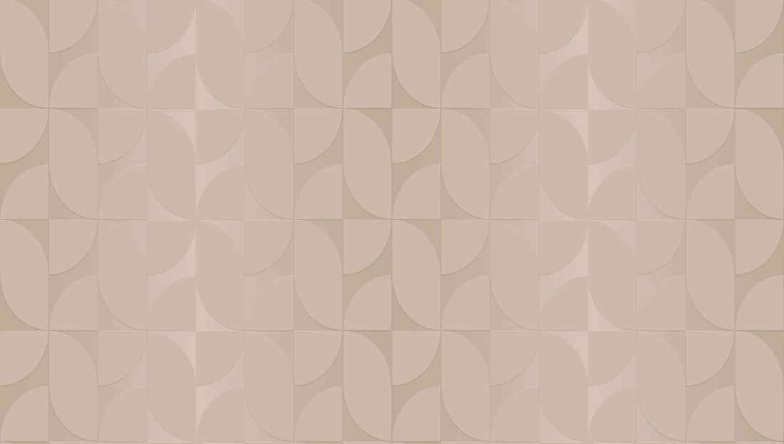 Fern Petals - Beige Wallpaper