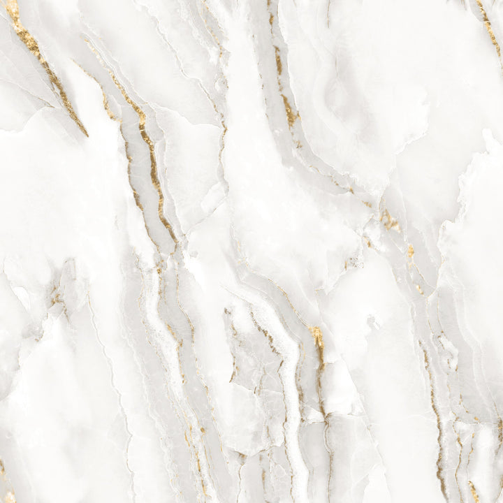 Marble Silk - White Wallpaper