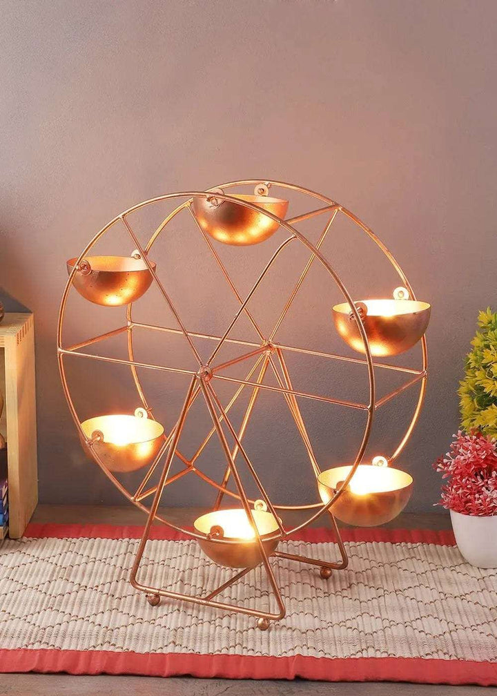 Giant Wheel Tealight Holder Writings On The Wall home decor