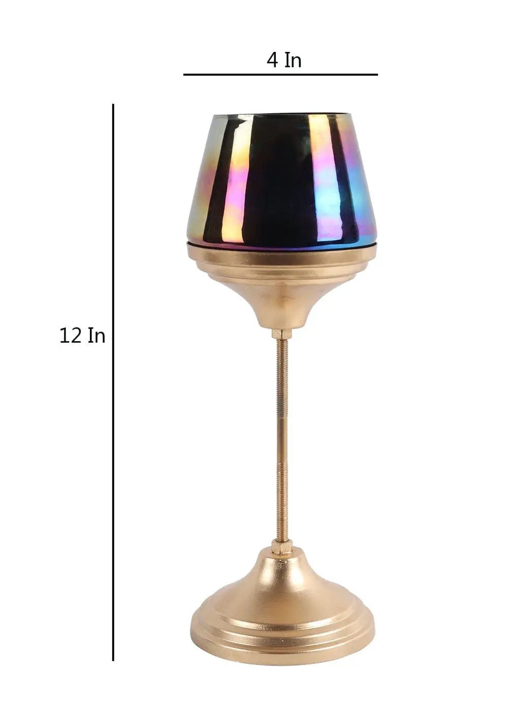 Glass Tealight Holder With Stand - Set of 2 Writings On The Wall home decor