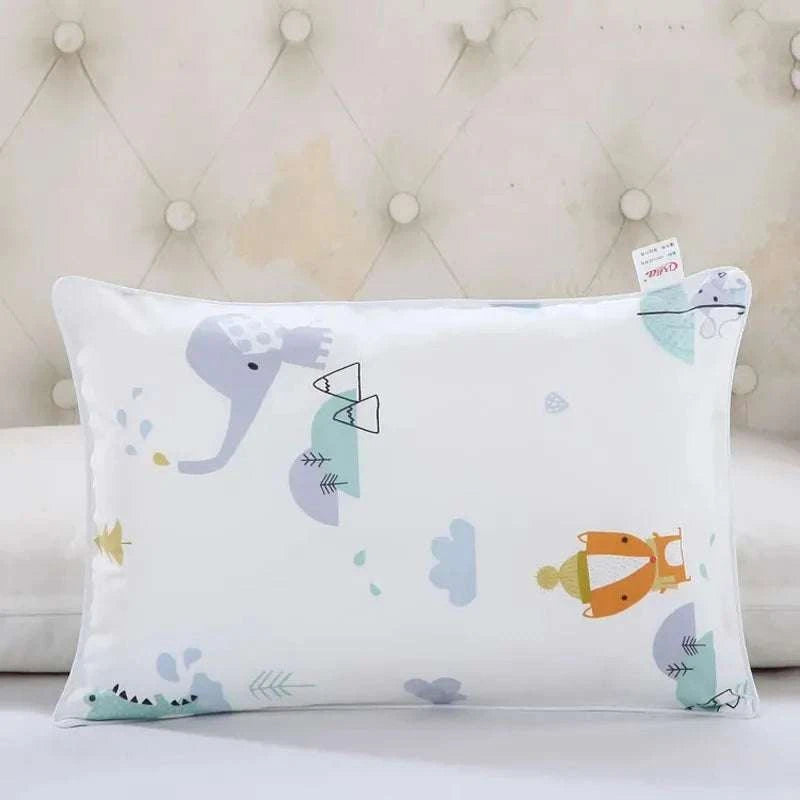 Four Season Universal Child Pillow Cartoon Style Cotton Baby Comfortable Pillowcase Kindergarten Student High Quality Pillowcase Writings On The Wall 