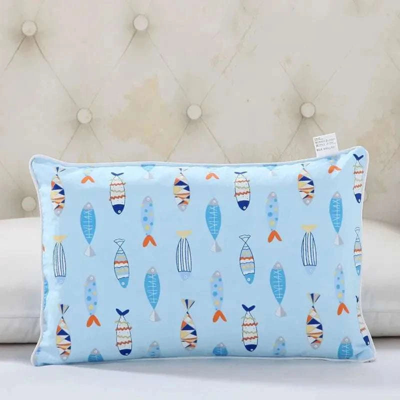 Four Season Universal Child Pillow Cartoon Style Cotton Baby Comfortable Pillowcase Kindergarten Student High Quality Pillowcase Writings On The Wall 