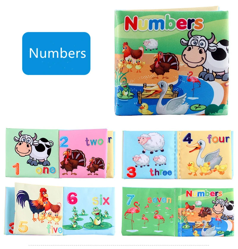 Hand Puppet Fabric Books Newborn Baby Educational Cloth Book Kids Early Learning Develop Cognize Reading Puzzle Book Toys игрушк