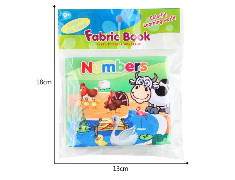 Hand Puppet Fabric Books Newborn Baby Educational Cloth Book Kids Early Learning Develop Cognize Reading Puzzle Book Toys игрушк