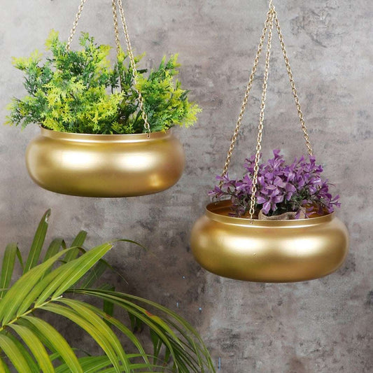 Hanging Bowl Planter - Set of 2 Writings On The Wall home decor