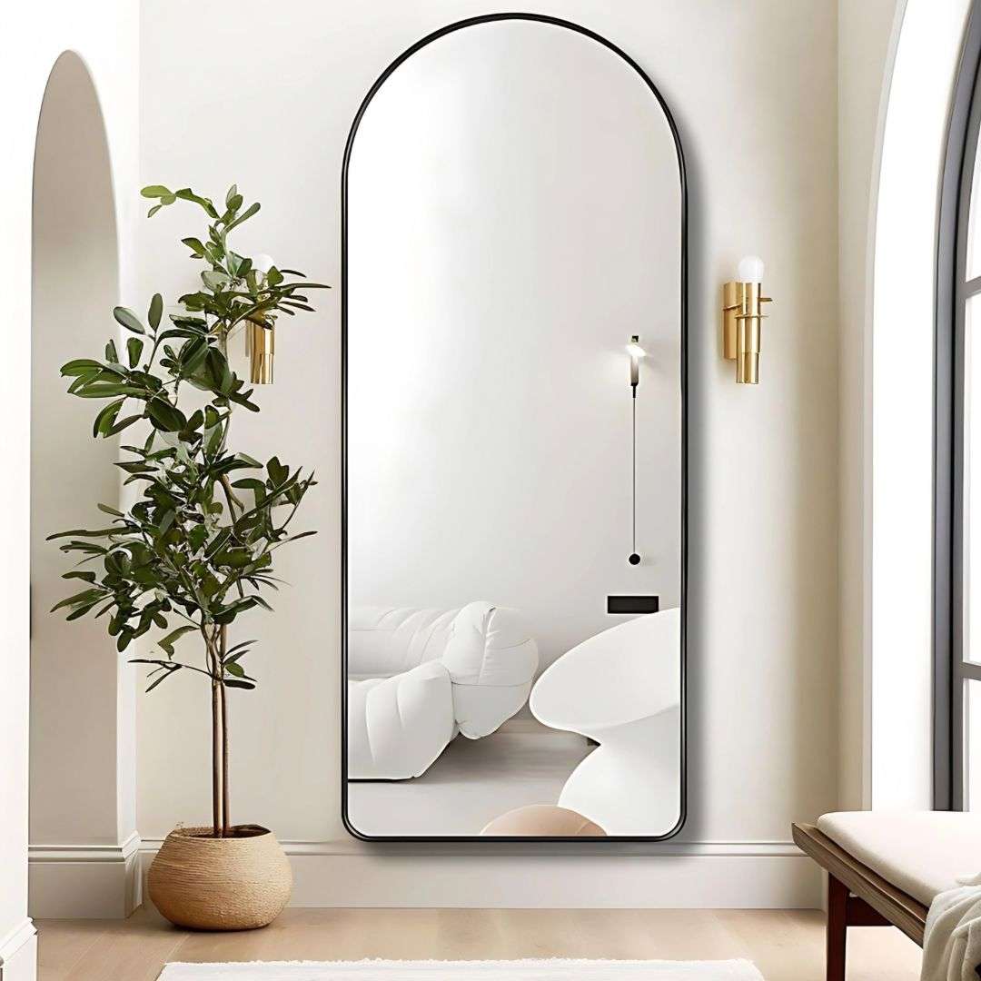 Full Length Sleek Designer Wall/Floor Mirror (Copy) Writings On The Wall Wall Mirror