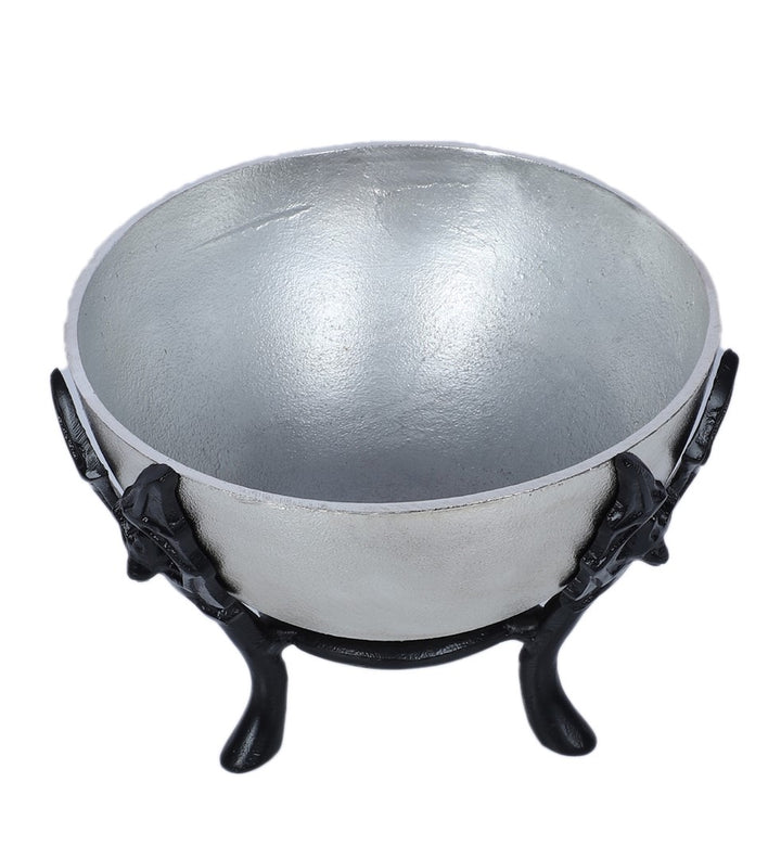 Bat Design Aluminum Serving Bowl