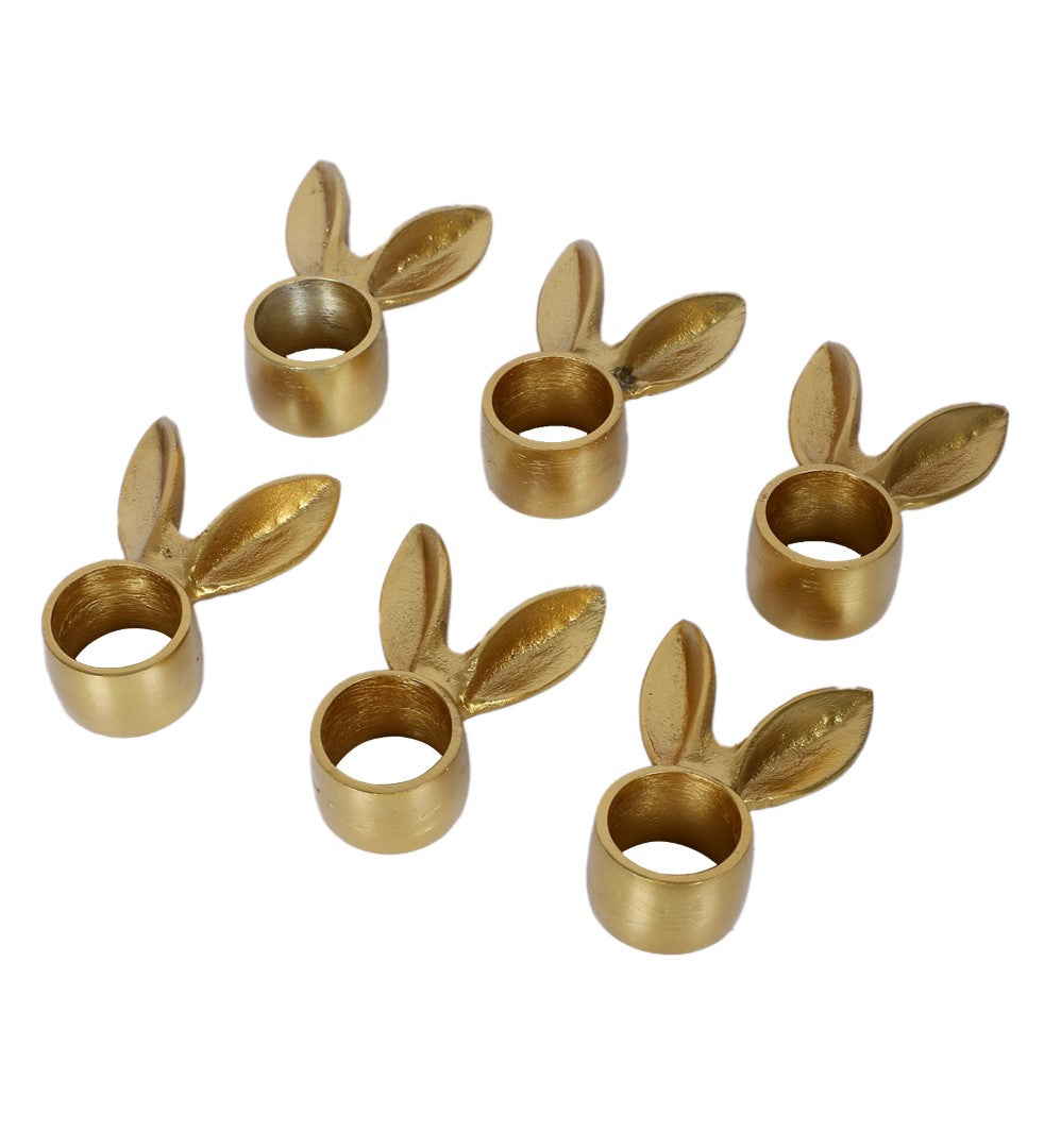 Bunny Ears Napkin Ring - Set of 6