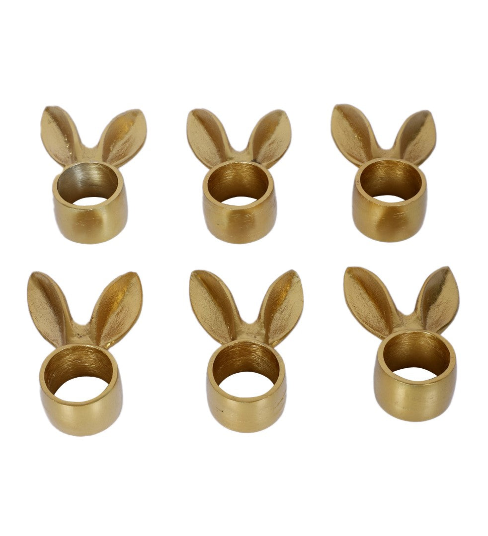 Bunny Ears Napkin Ring - Set of 6