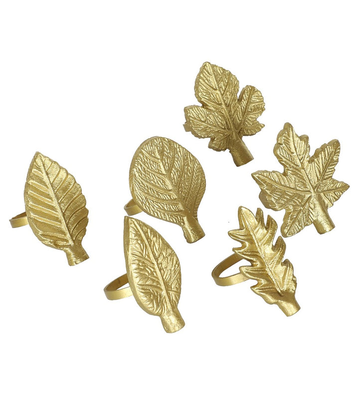 Leaves Napkin RIng - Set of 6