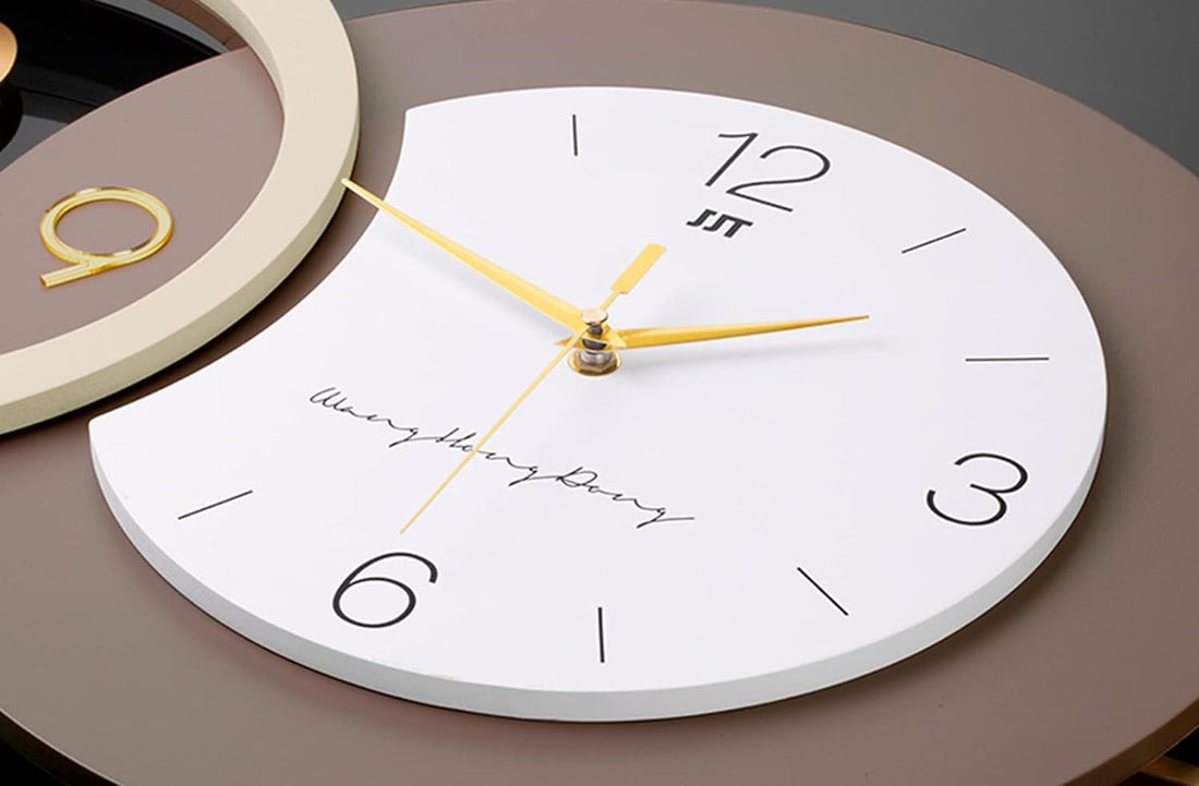 Luxury Nordic Overlapping Ring Wall Clock by writingsonthewall