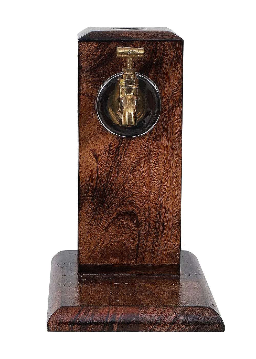 Mango Wood And Brass Drink Dispenser Writings On The Wall bestseller