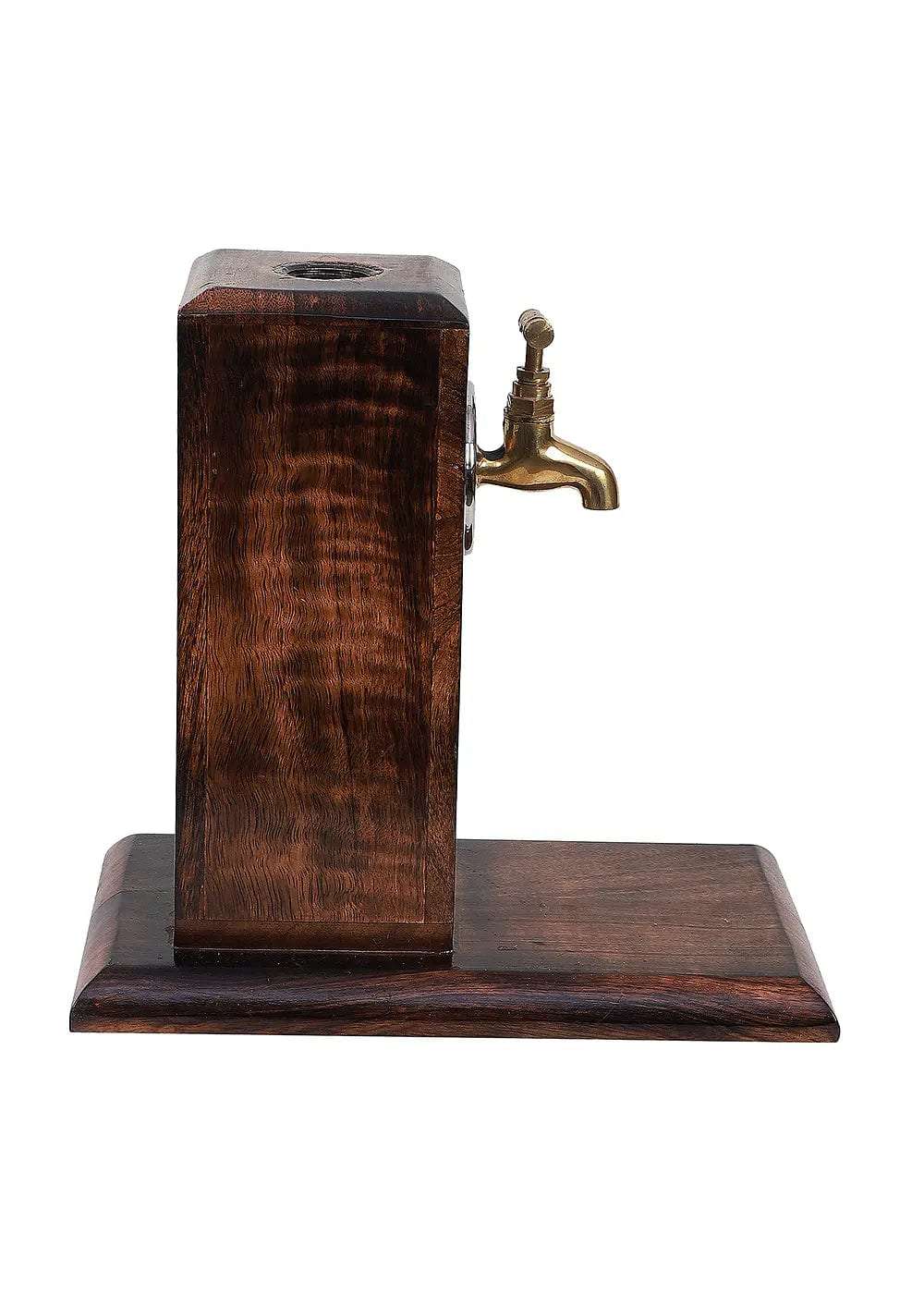 Mango Wood And Brass Drink Dispenser Writings On The Wall bestseller