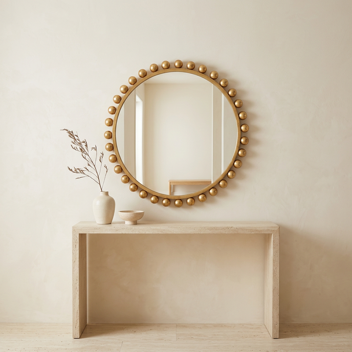 Pearl Necklace Wall Mirror