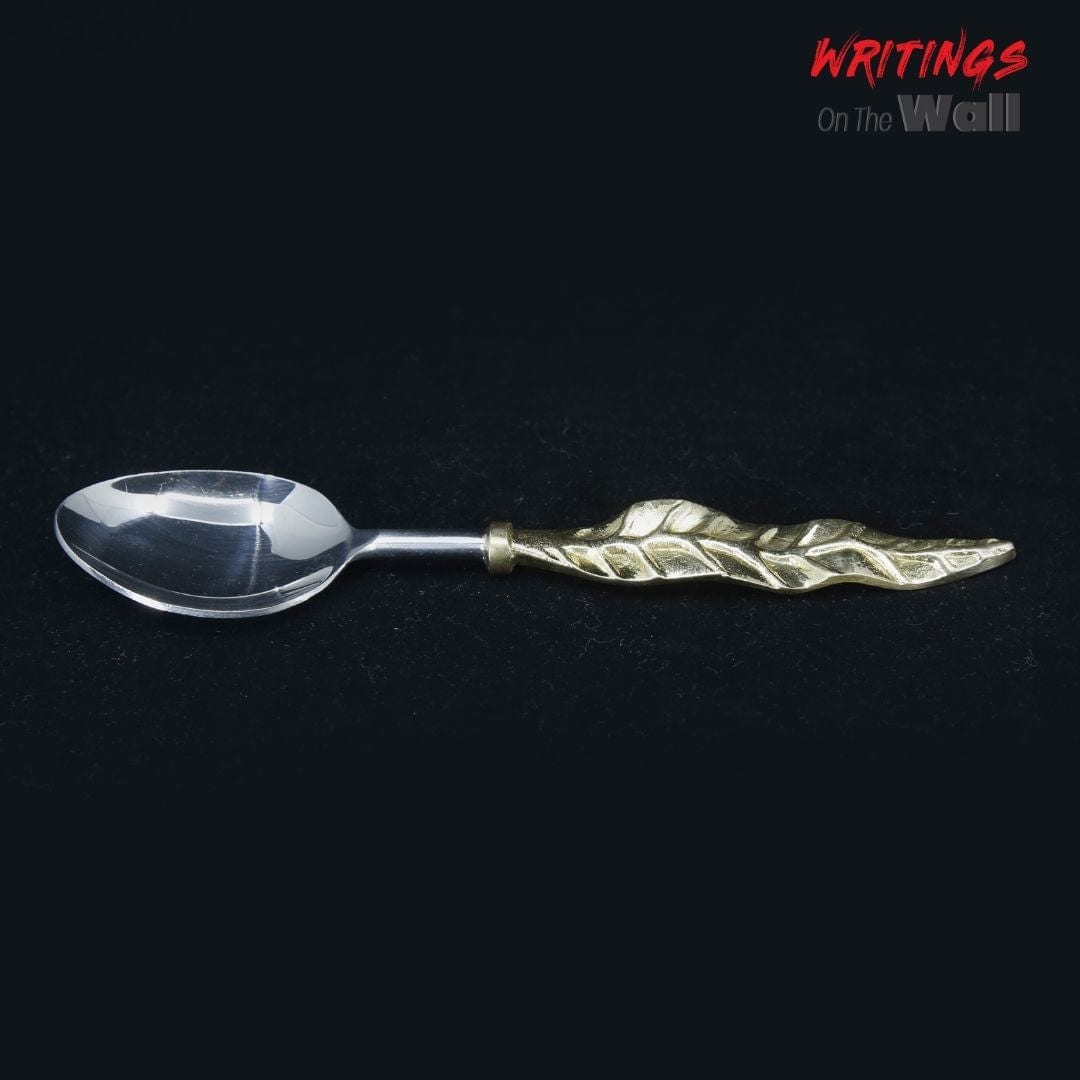 Premium Silverware - Fortuna - The one with Leaf Design Writings On The Wall Kitchen & Dining