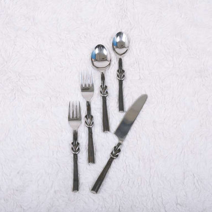 Premium Silverware - Vesta - The one with Knot Design Writings On The Wall Kitchen & Dining