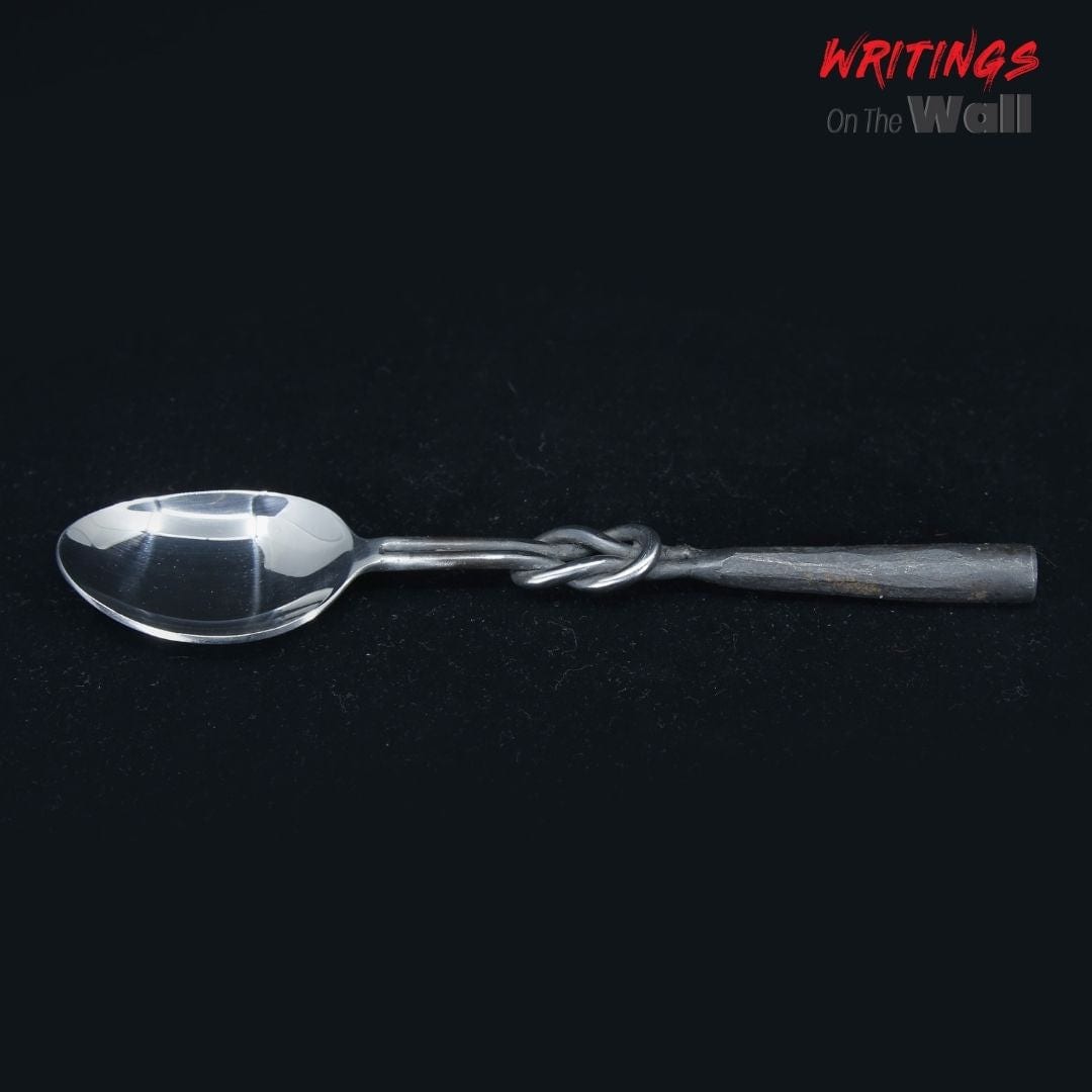 Premium Silverware - Vesta - The one with Knot Design Writings On The Wall Kitchen & Dining