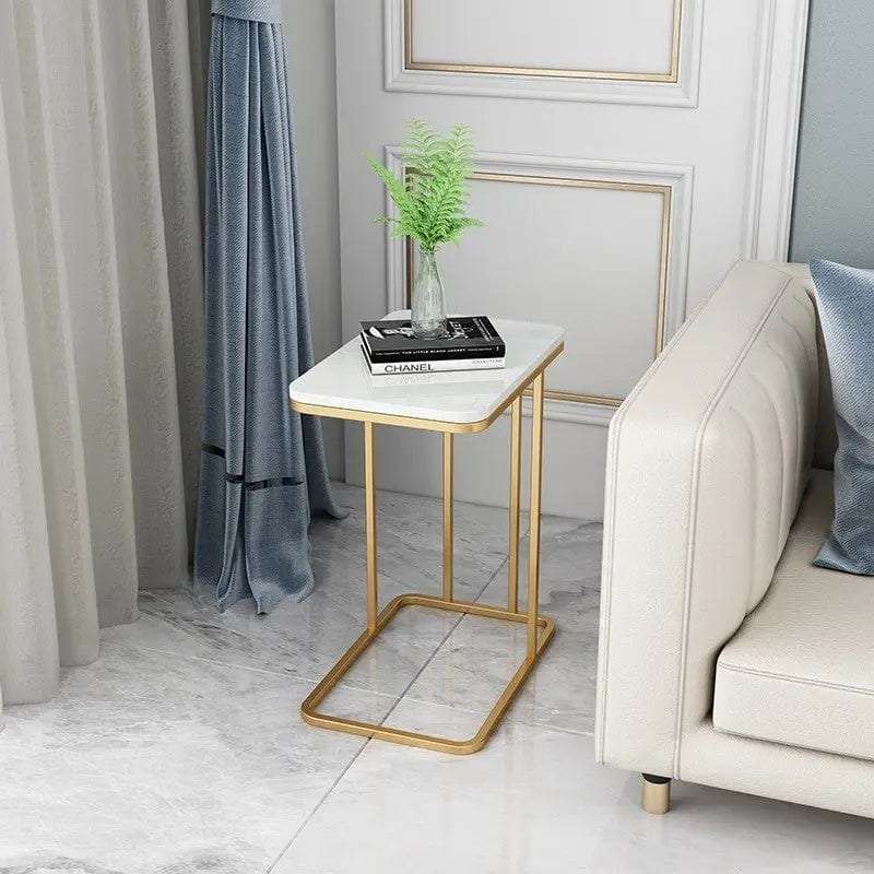 Rectangle Side Table with Marble Top Writings On The Wall bestseller